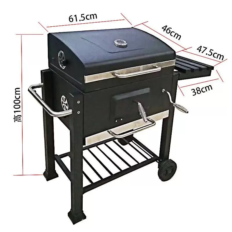 bbq large square stove