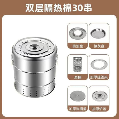 Smokeless Barbecue Grill